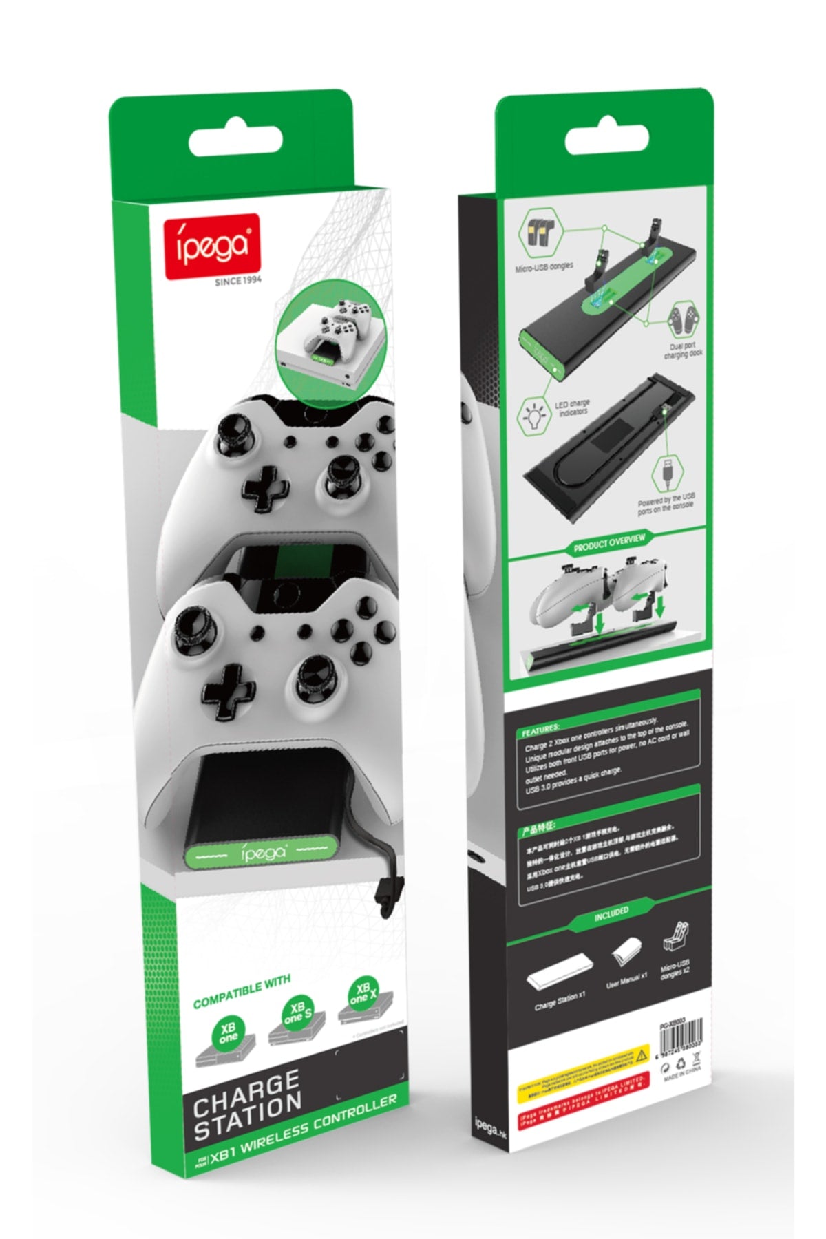 Xboxone/x/s Uyumlu Göstergeli Gamepad Için Şarj Cihazları Çift Kol Xbox Kablosuz Şarj Cihazı