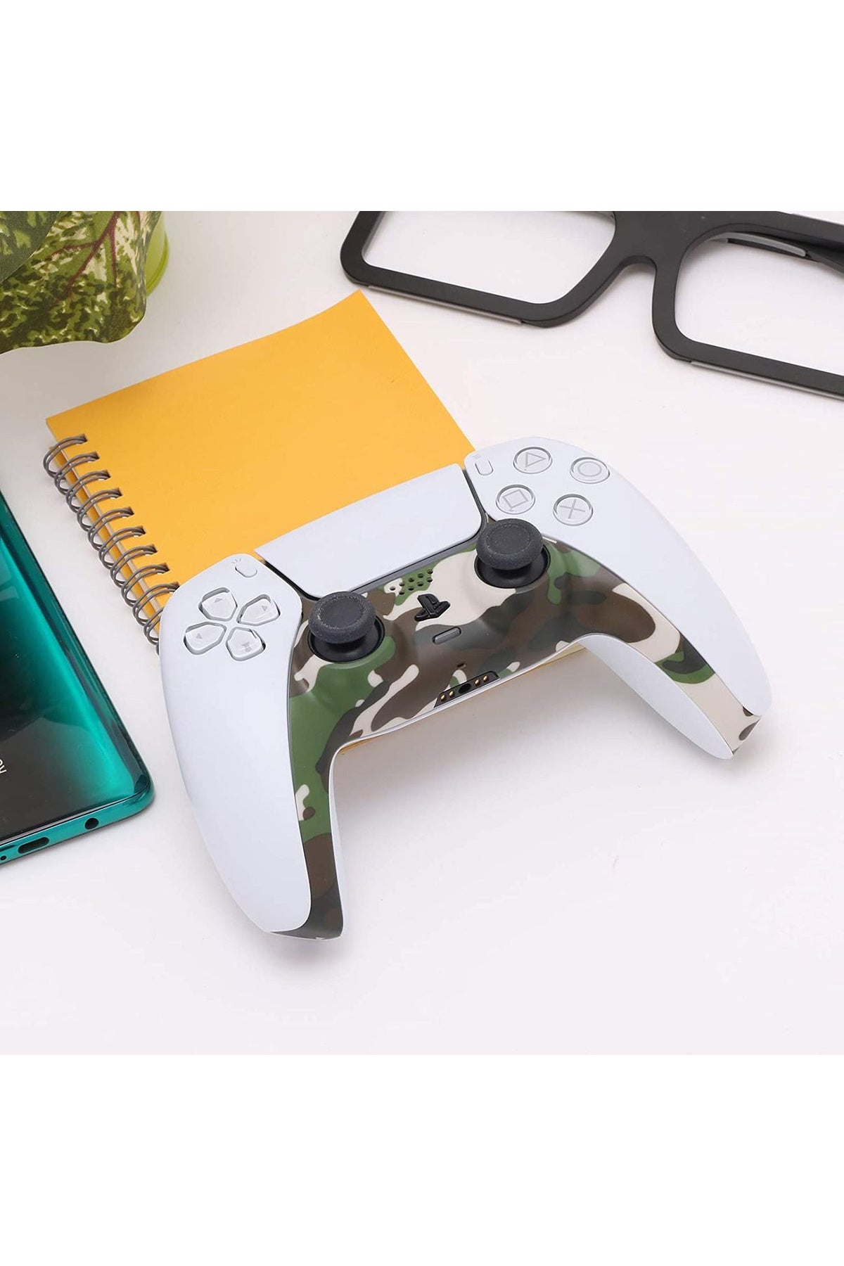 Ps5 Dualsense Oyun Kolu Kamuflaj Dekoratif Plastik Kaplama
