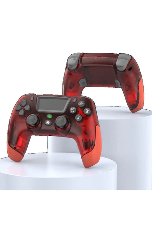 P06 Elite Ps4-ps3-pc-steam-nintendo Swıtch-Apple Uyumlu iOS-android Programlanabilir Oyun Kolu Kırmızı