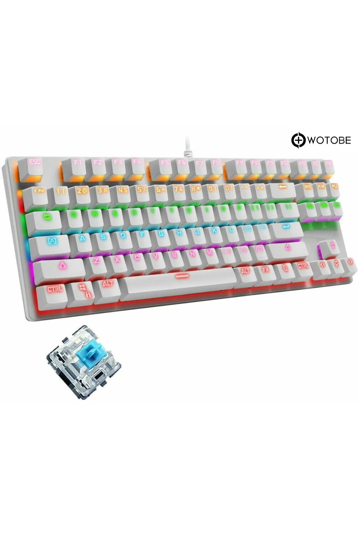 82 Tuşlu Rgb Oyuncu Gamer Mekanik Klavye