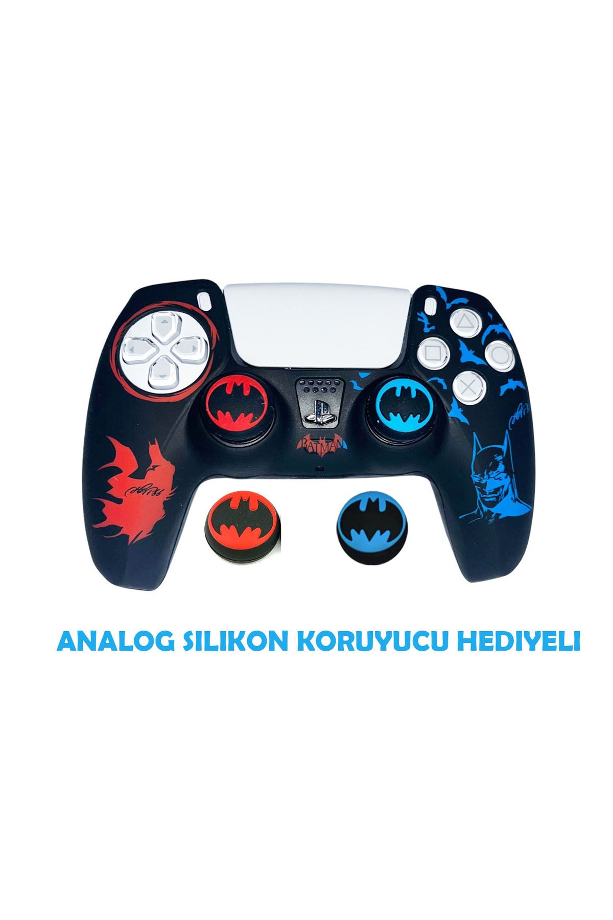 Xbox Series S/series X Batman Koruyucu Silikon Kılıf + Analog Silikon Koruyucu