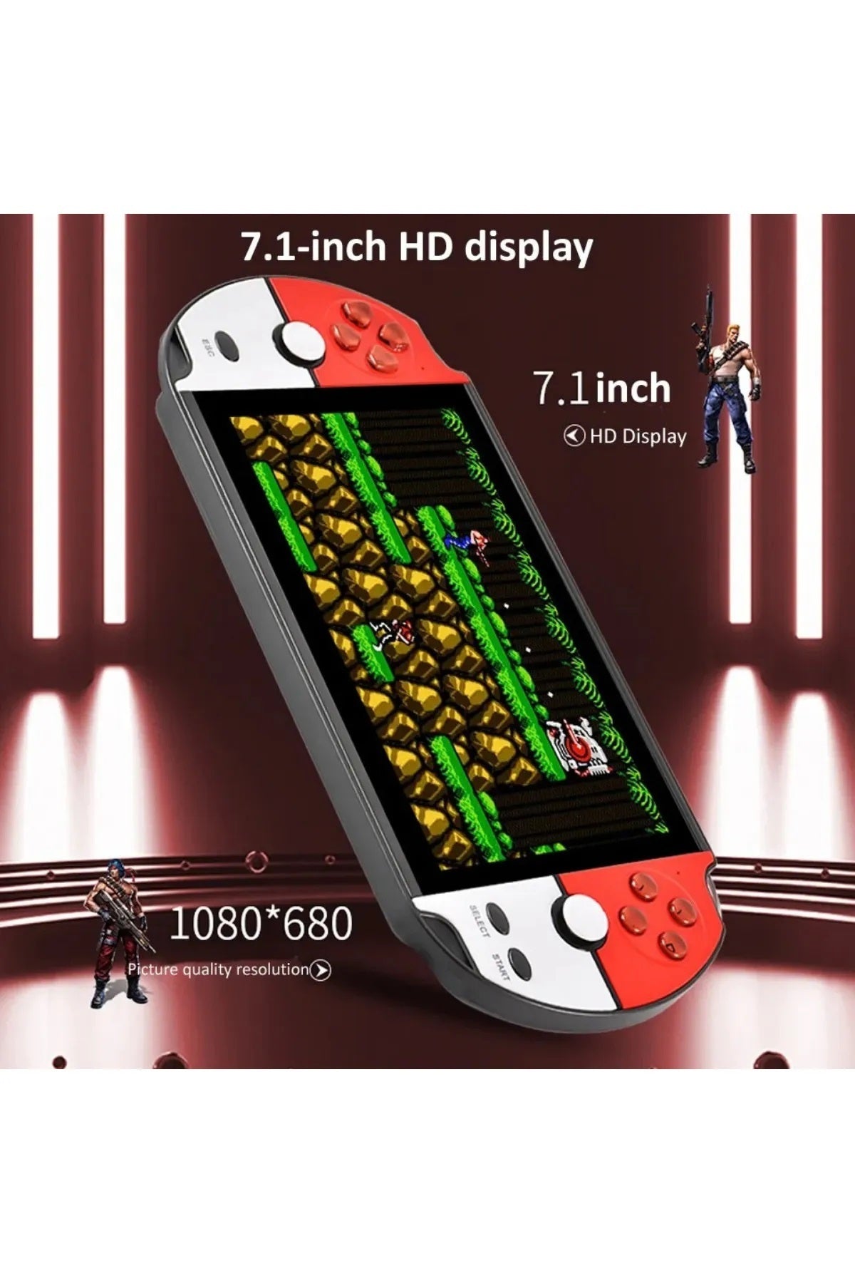X40 7'inç 16GB Hafıza 3000 Oyunlu HD Retro Video Oyun Konsol