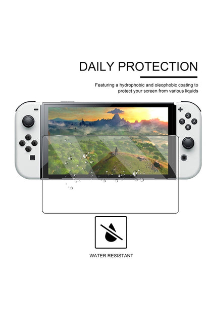 Nintendo Switch Oled Ekran Koruyucu 9h Nano Temperli Cam