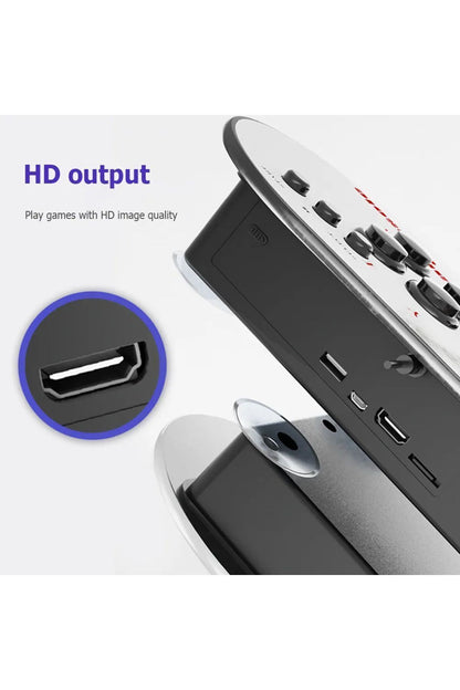 M9 64GB Arcade Retro 4K HDMI Oyun Konsolu 10000 Oyun Çift Kontroller