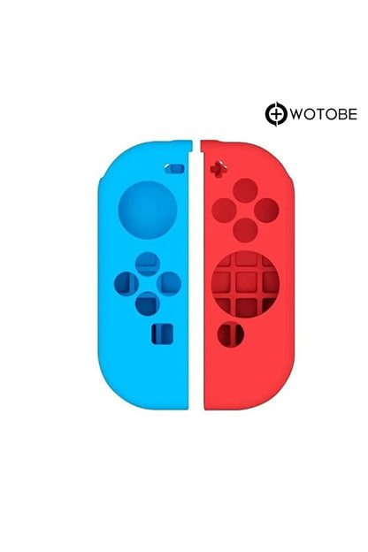 Nintendo Switch Silikon Koruyucu Kılıf Kırmızı-mavi