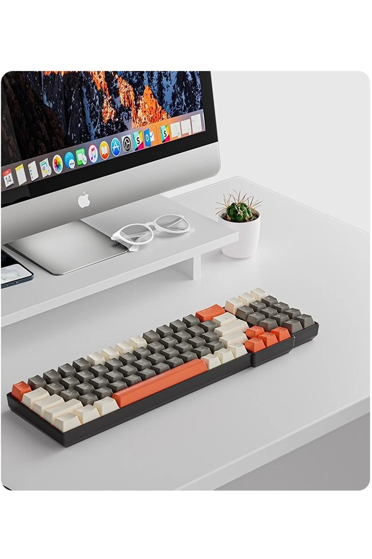Leaven K780 Çıkarılabilir Kablolu RGB Hot Swap AntiGhosting Mekanik Oyuncu Klavye