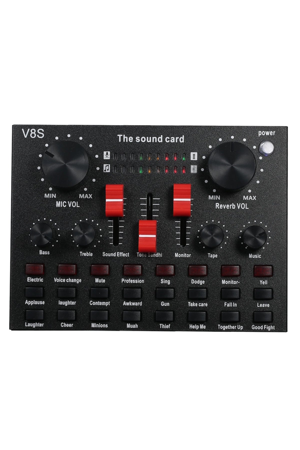 V8S USB Taşınabilir Profesyonel Stüdyo Mikser