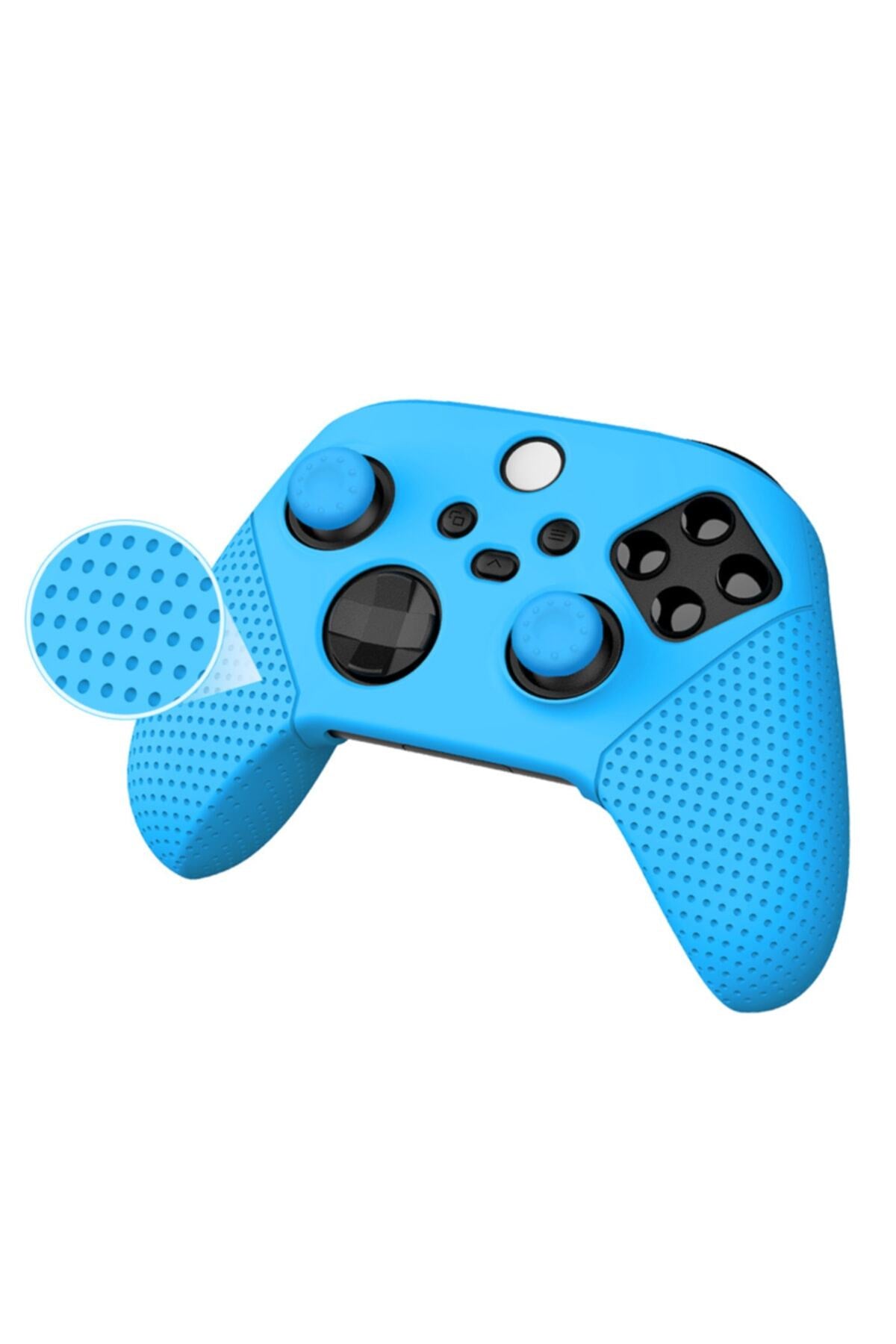 Tyx-0626 Matris Xbox Series X-xbox Series S Joystick Analog Koruyucu Silikon Kılıf Mavi