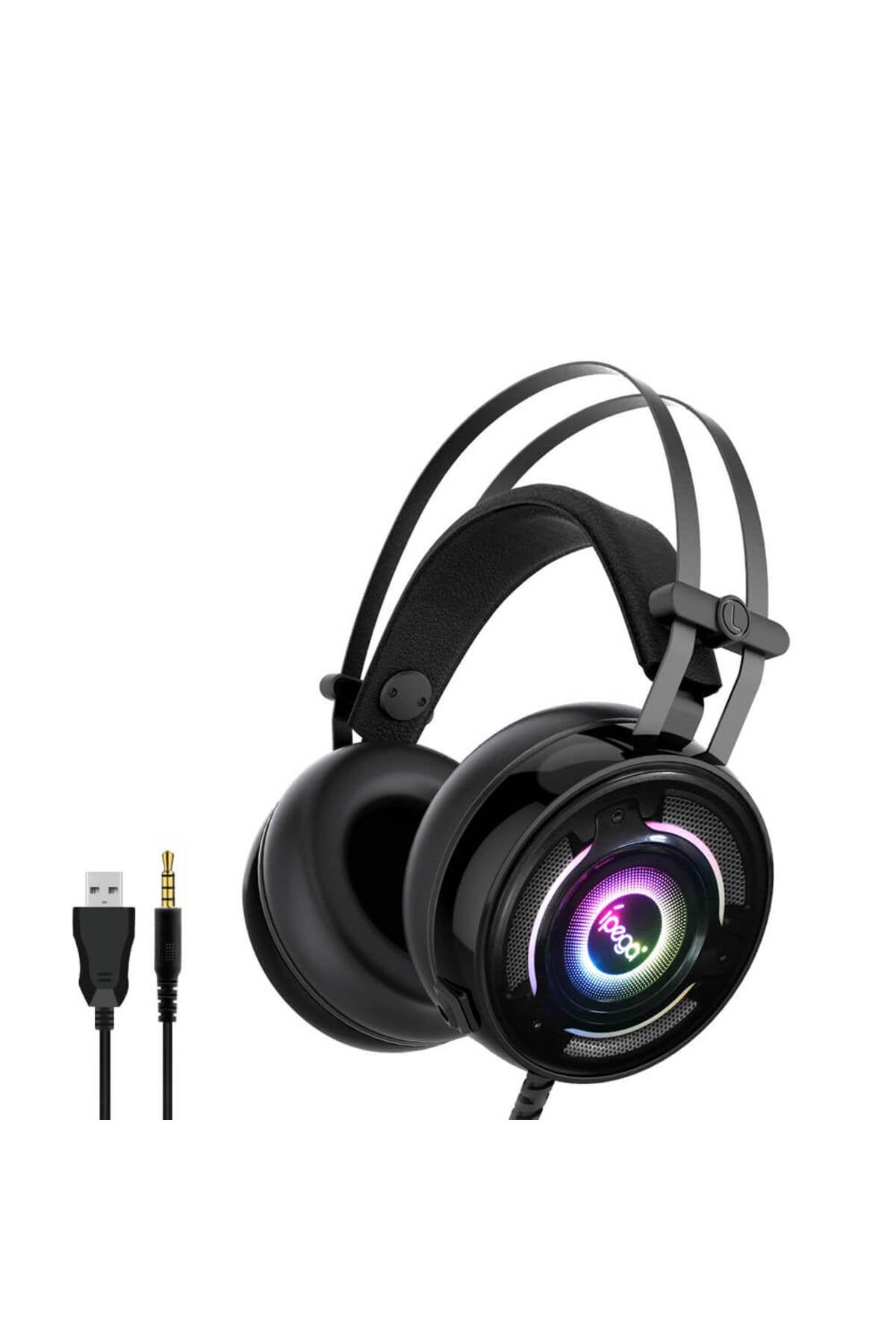 Pg-r008 Ps4-ps5-nintendo Switch-xbox Uyumlu Pc Led Oyuncu Kulaklığı Siyah