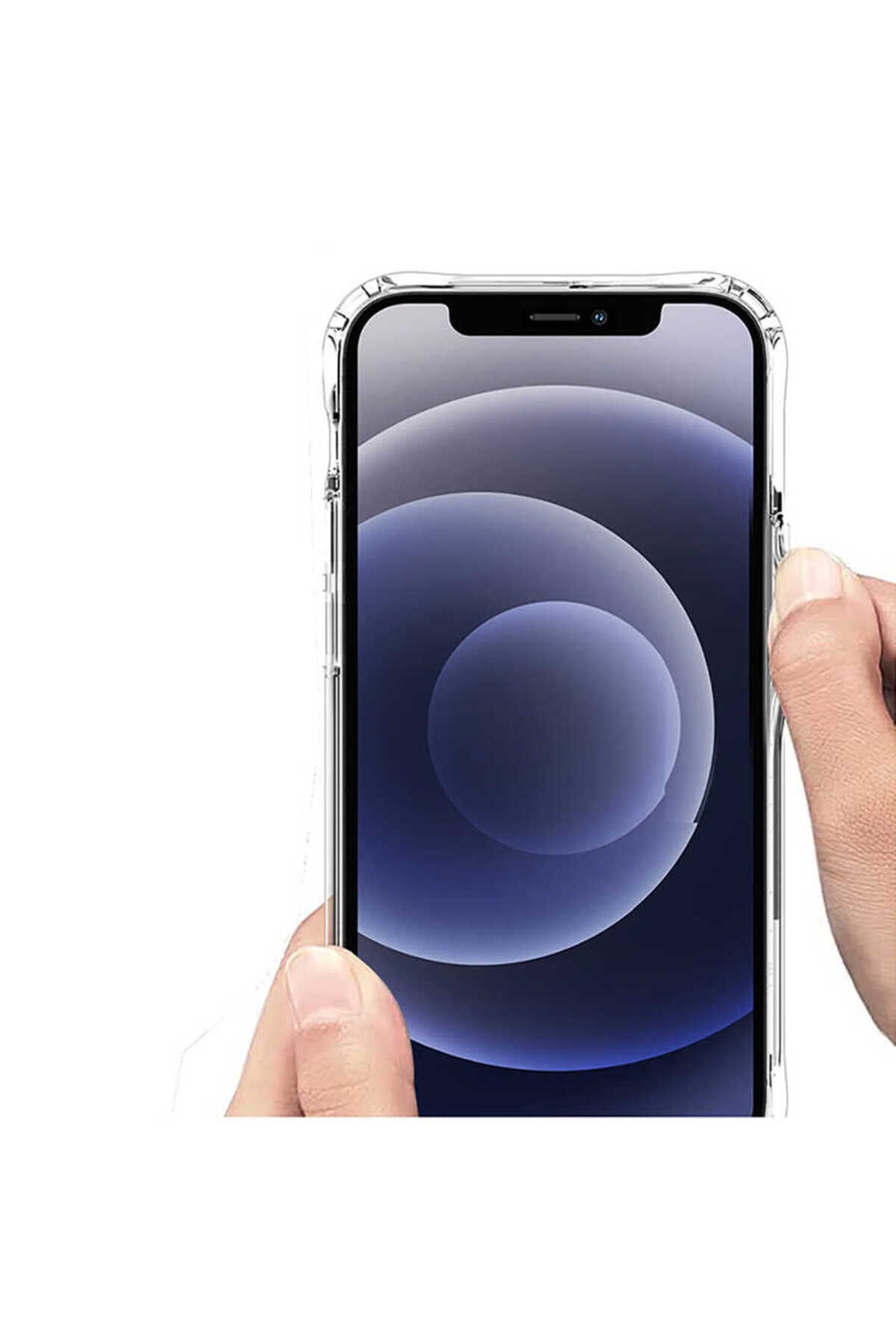Apple Uyumlu iPhone 12 Pro Kılıf Tacsafe Wireless Kapak Siyah Kılıf