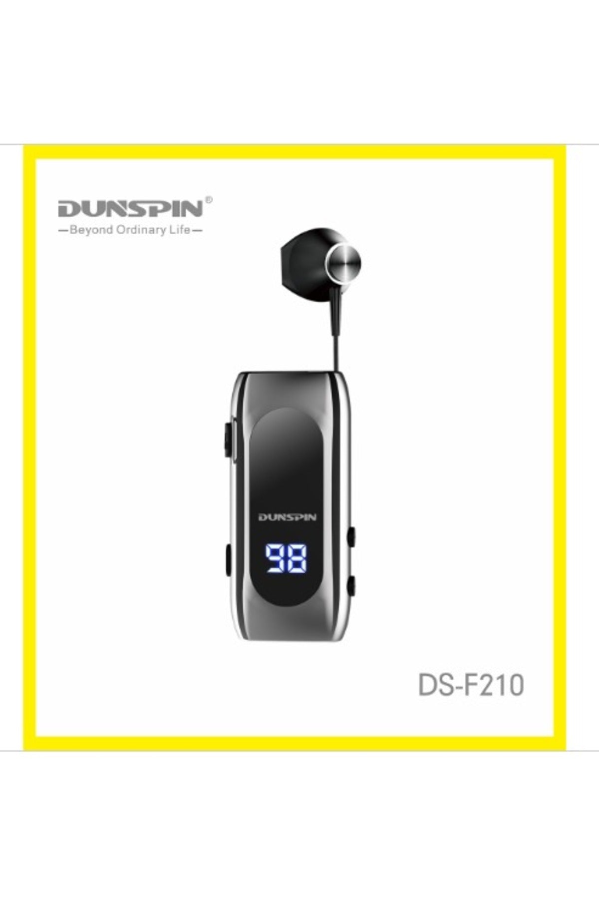 Ds-f210 Led Ekranlı Makaralı Bluetooth Kulaklık – 25 Saat Kesintisiz Kullanım