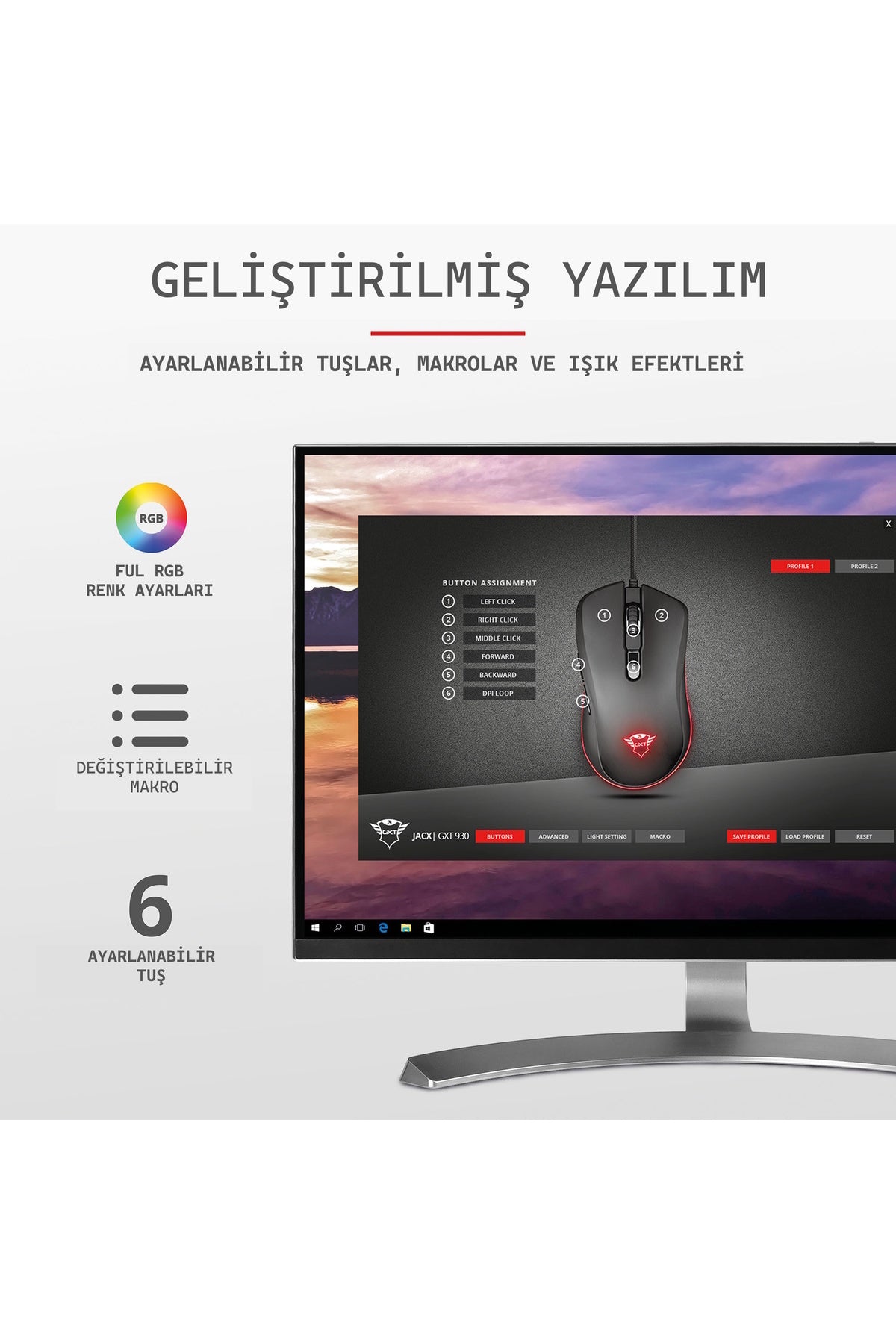 GXT 930 Jacx RGB Gamer Mouse