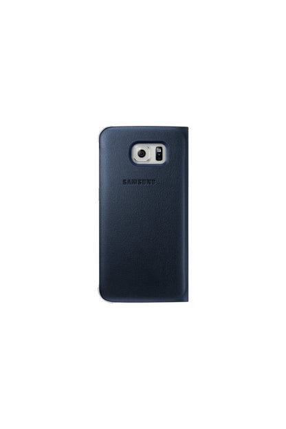 Samsung Galaxy S6 Flip Wallet Deri Orjinal Lacivert- Ef-wg920pbe Siyah Kılıf