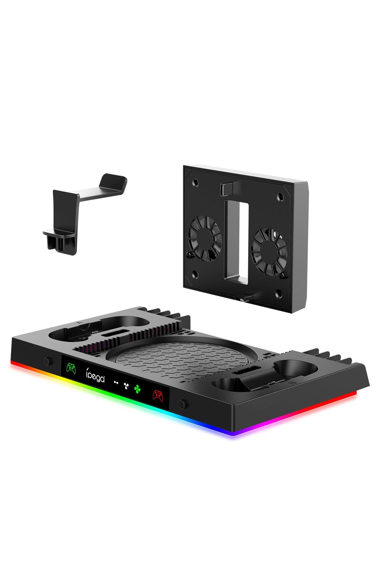 İpega Pg-xbx023s Xbox Series X Multi Fonksiyonel Rgb Işıklı Askılı Şarj İstasyonlu Soğutucu Stand