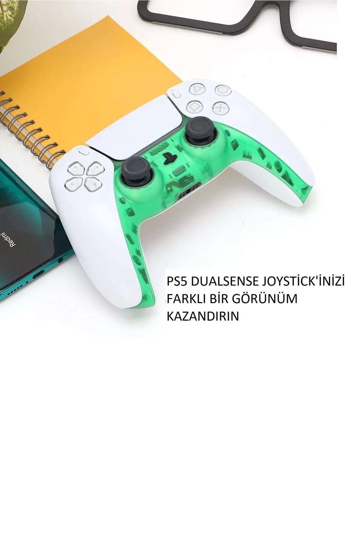 Ps5 Dualsense Kontroller Dekoratif Kaplama-analog Koruyucu Hediyeli