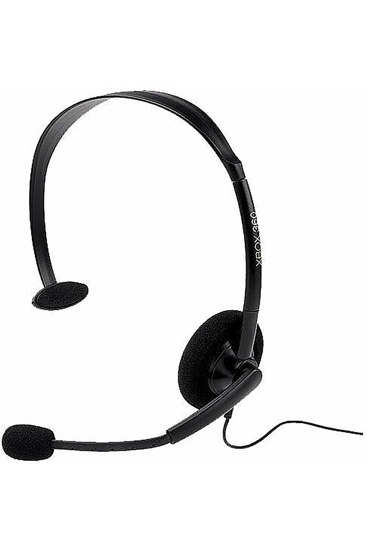 Microsoft Xbox 360 2.5mm Kablolu Chat Tekli Kafaüstü Kulaklık P5f-00002 Siyah