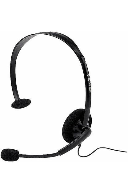 Microsoft Xbox 360 2.5mm Kablolu Chat Tekli Kafaüstü Kulaklık P5f-00002 Siyah