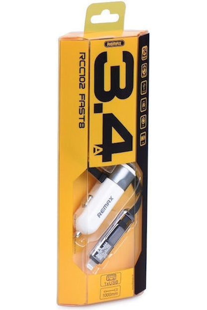 3.4 Mah Dual Usb Kablolu Turbo Araç Şarjı