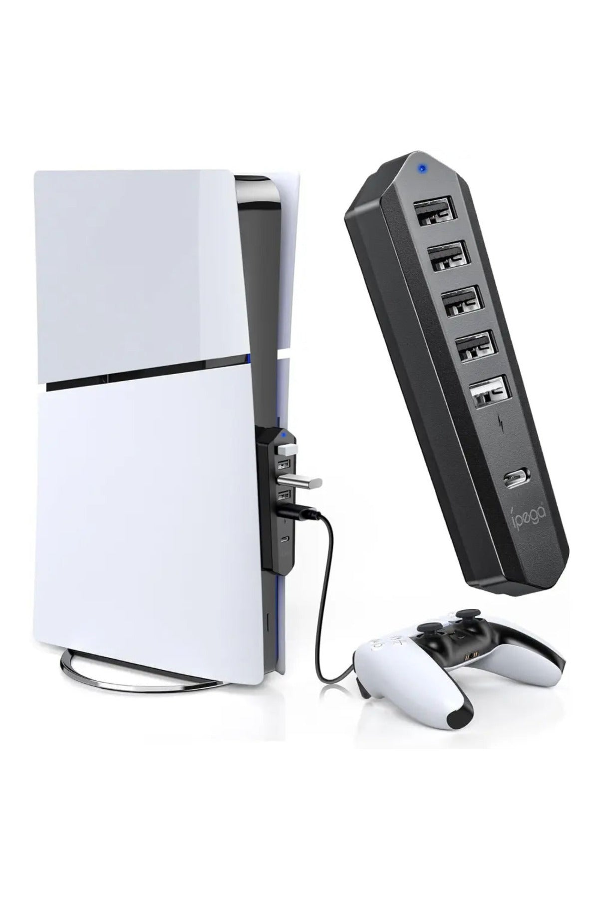 Pg-p5s003 Ps5 Slim Disk / Dijital 6in1 Usb Hub Çoklayıcı Adaptörü