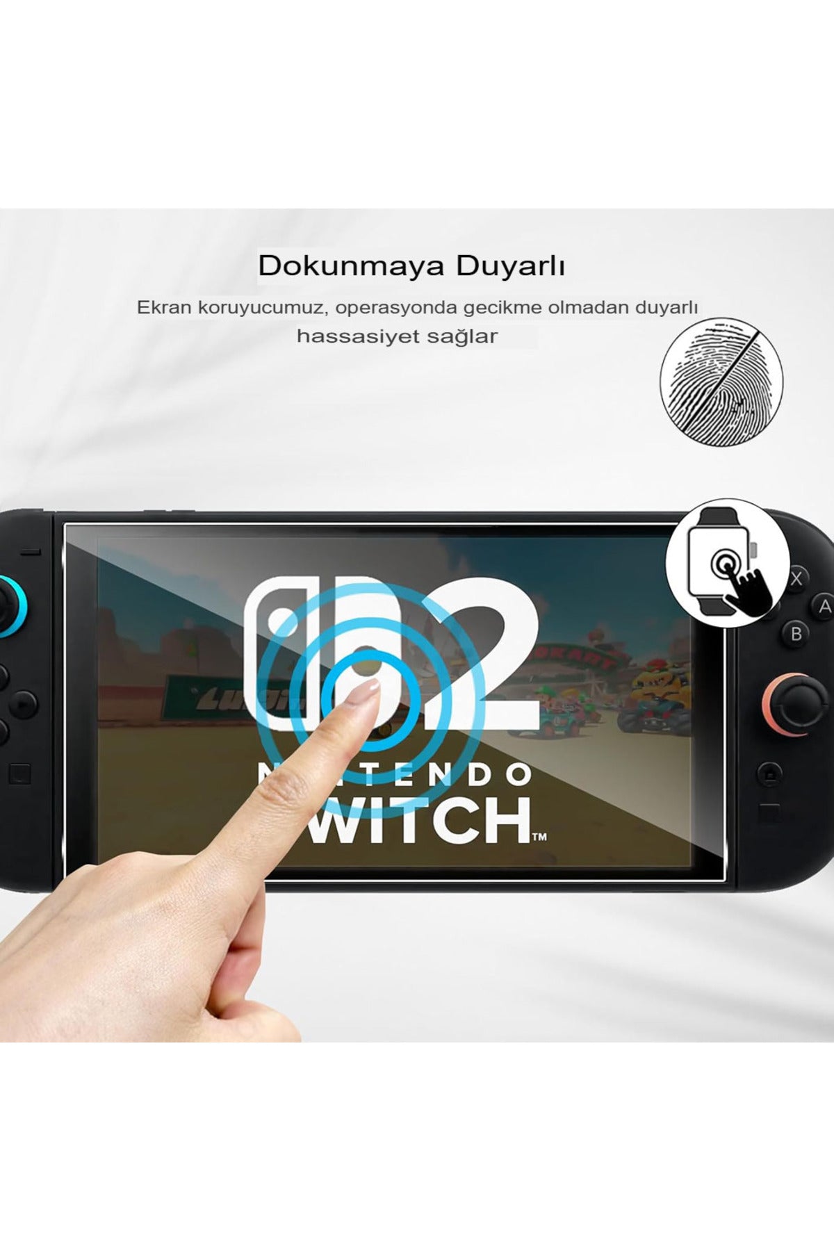 Nintendo Switch 2 9H Nano Ekran Koruyucu 2'li Paket