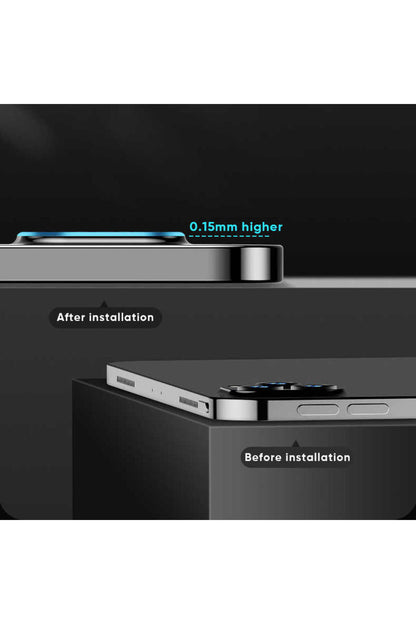 Apple Uyumlu iPad  Pro 12.9 2020 4.nesil Kamera Lens Koruyucu Cam Şeffaf