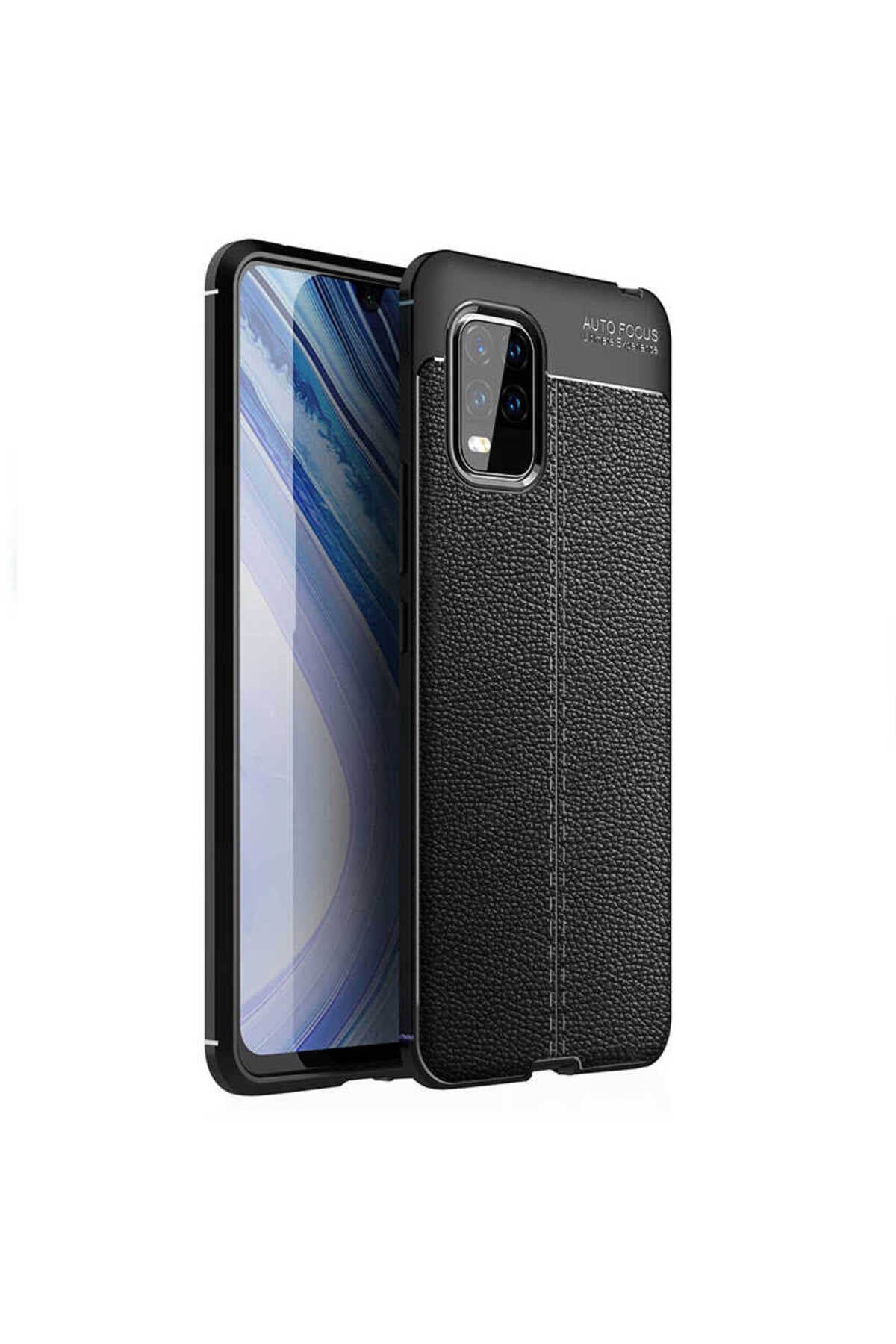 Xiaomi Mi 10 Lite Kılıf Niss Silikon Kılıf Siyah Kılıf