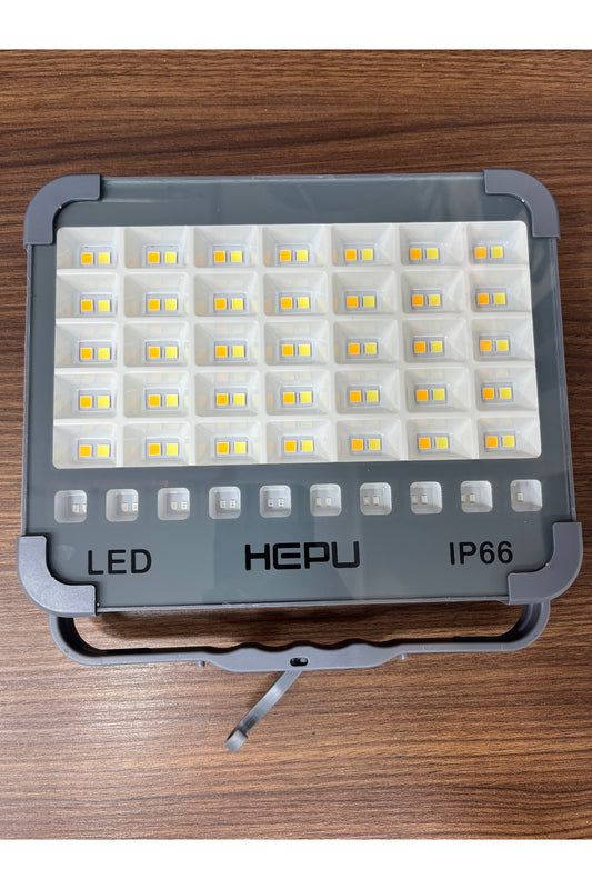 HP-L33 150W Solar Şarjlı Taşınabilir LED | IP66 Su Geçirmez | USB Şarj Girişli Manyetik