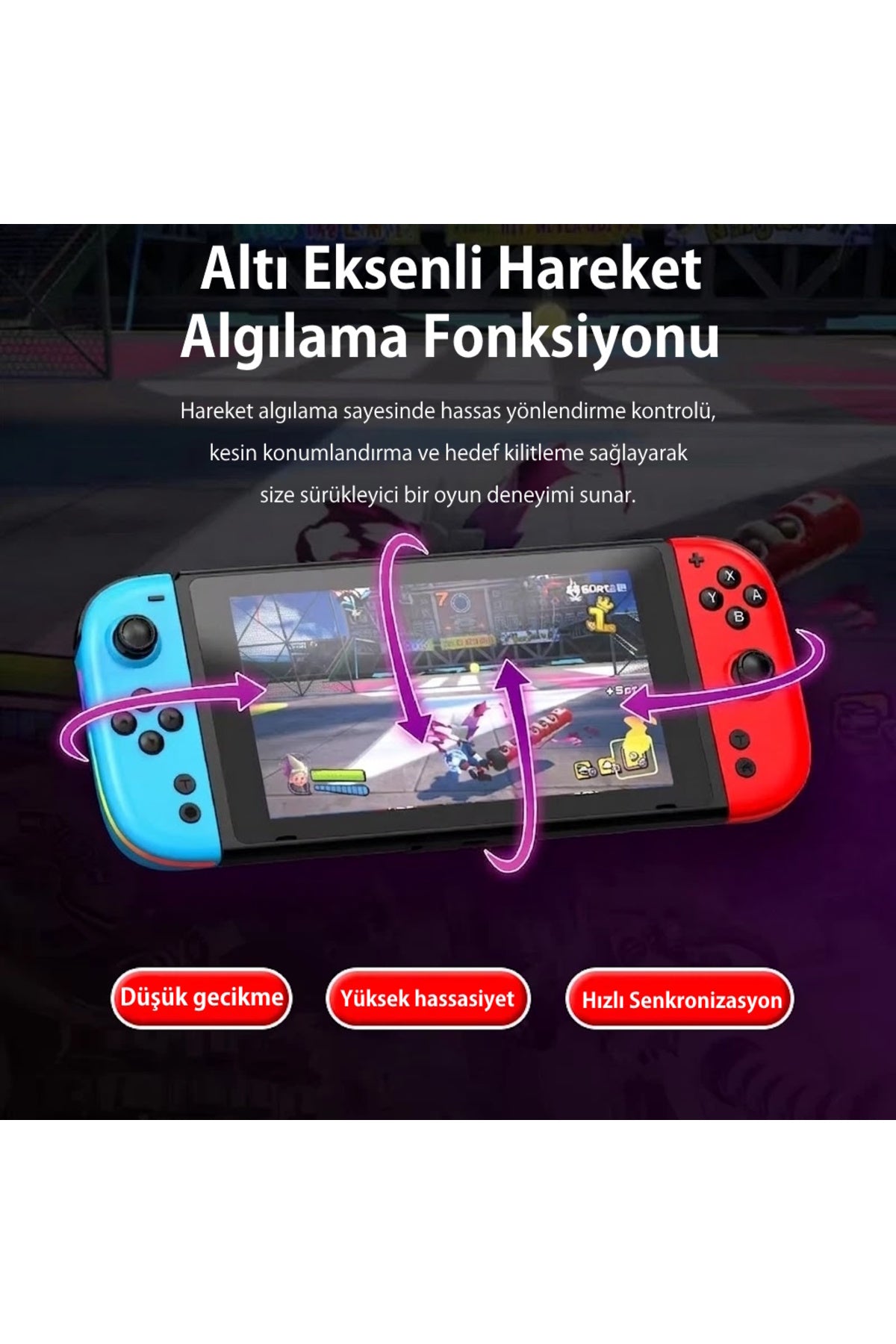 Switch/Switch OLED Uyumlu RGB Joy-Con Joystick - JOY-05