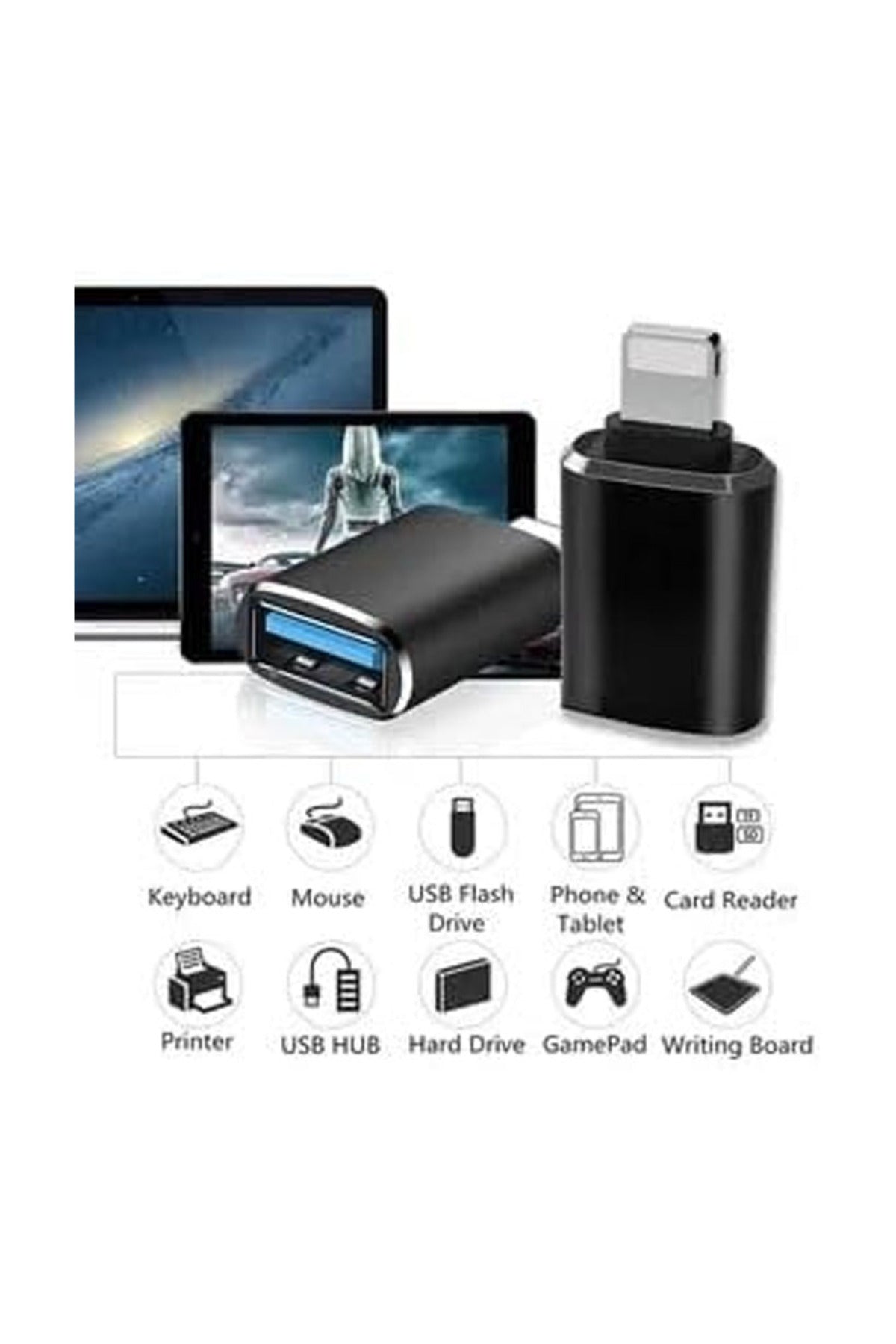 Lightning USB 3.0 OTG usb Kart Okuyucu, USB Tak Çalıştır Dönüştürücü