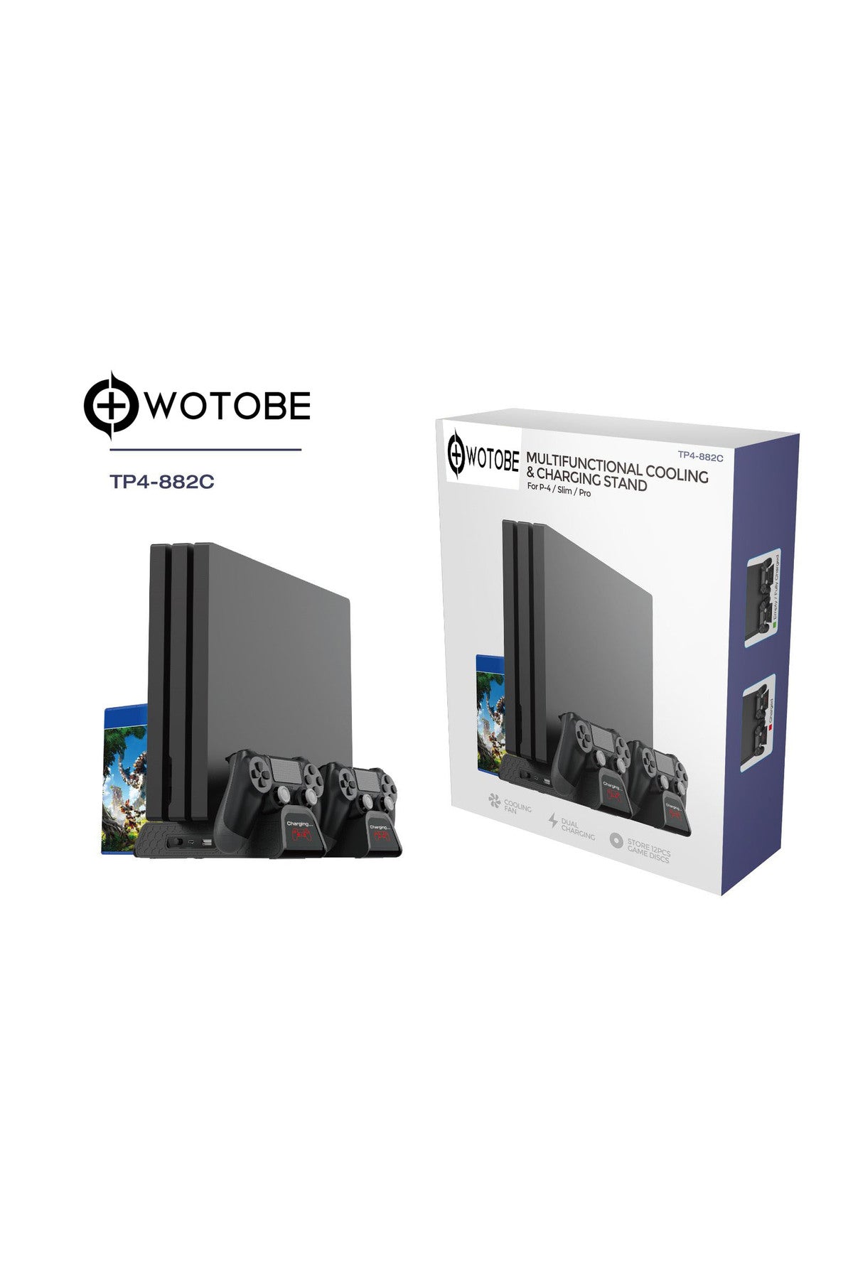 Tp4-882c Multi Fonksiyonel Tüm Ps4 Modeller İle Uyumlu Soğutma Ve Şarj İstasyonu