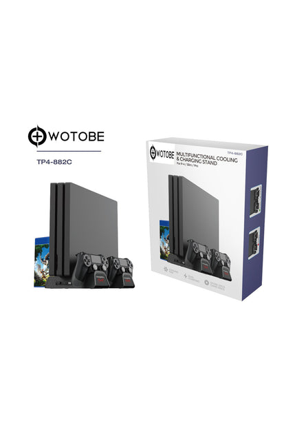 Tp4-882c Multi Fonksiyonel Tüm Ps4 Modeller İle Uyumlu Soğutma Ve Şarj İstasyonu