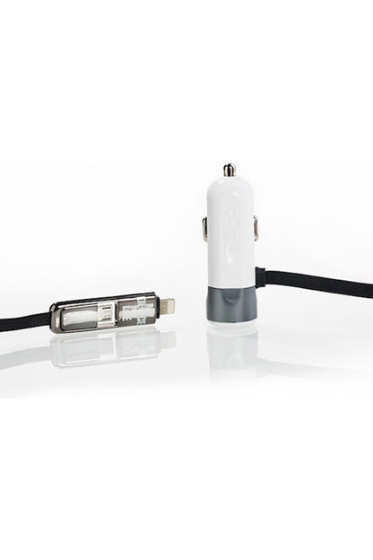 3.4 Mah Dual Usb Kablolu Turbo Araç Şarjı