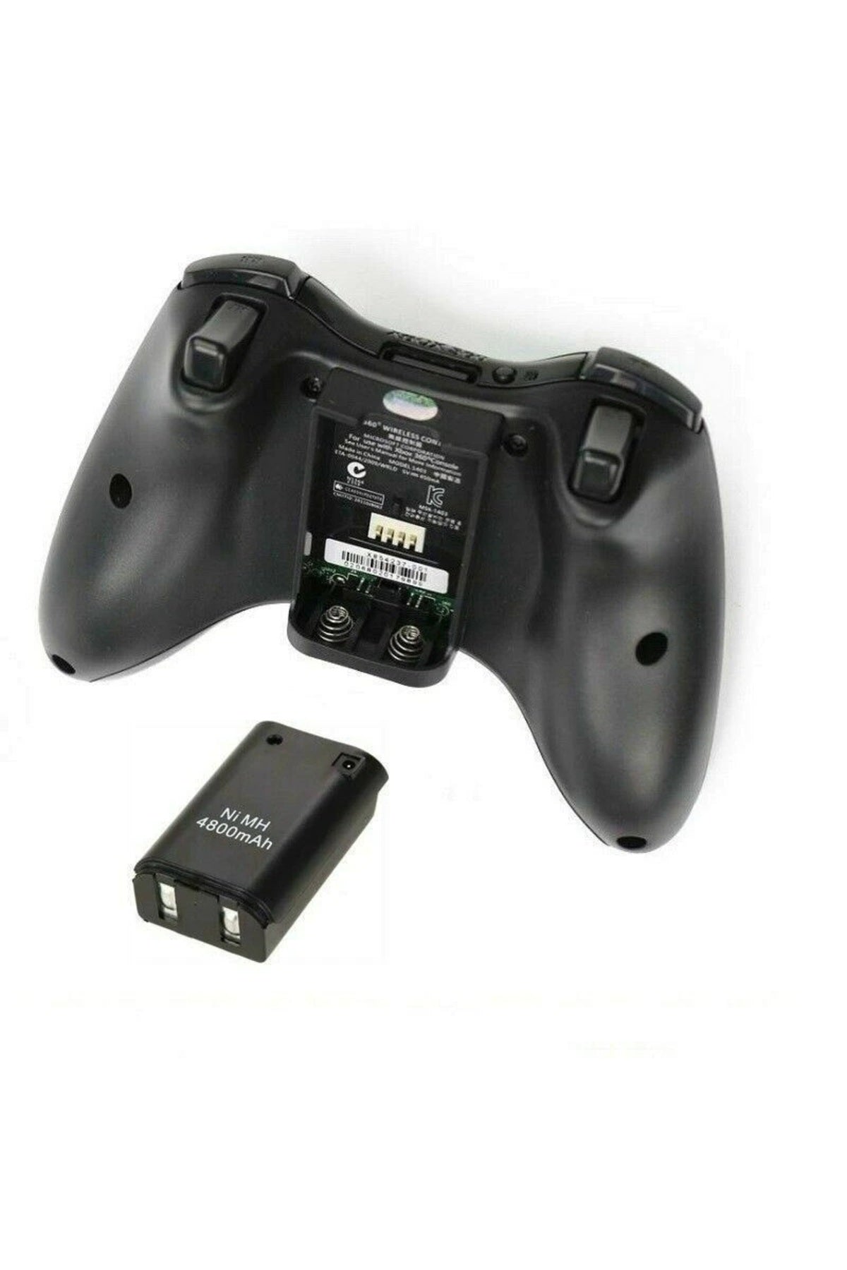 Xbox 360 Kontroller Için 4800 Mah Şarjlı Nı-mh Pil Ve Kablo Seti