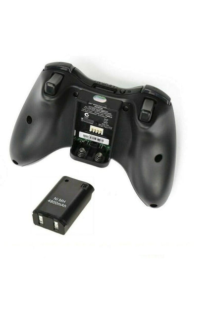 Xbox 360 Kontroller Için 4800 Mah Şarjlı Nı-mh Pil Ve Kablo Seti