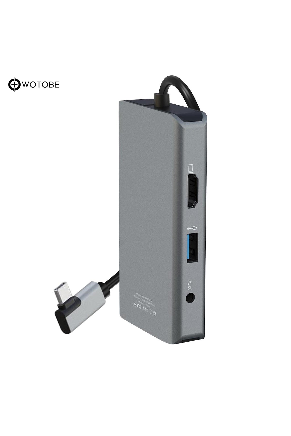 9 Portlu Kablosuz Şarjlı Usb-c Hdtv Hdmı Pd Sd Tf Rj45 Vga Dönüştürücü Adaptör HDMI