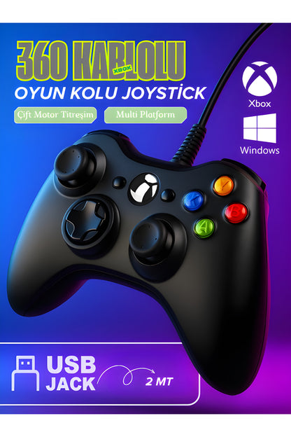 360 Kablolu Oyun Kolu (pc Ve 360 Uyumlu)