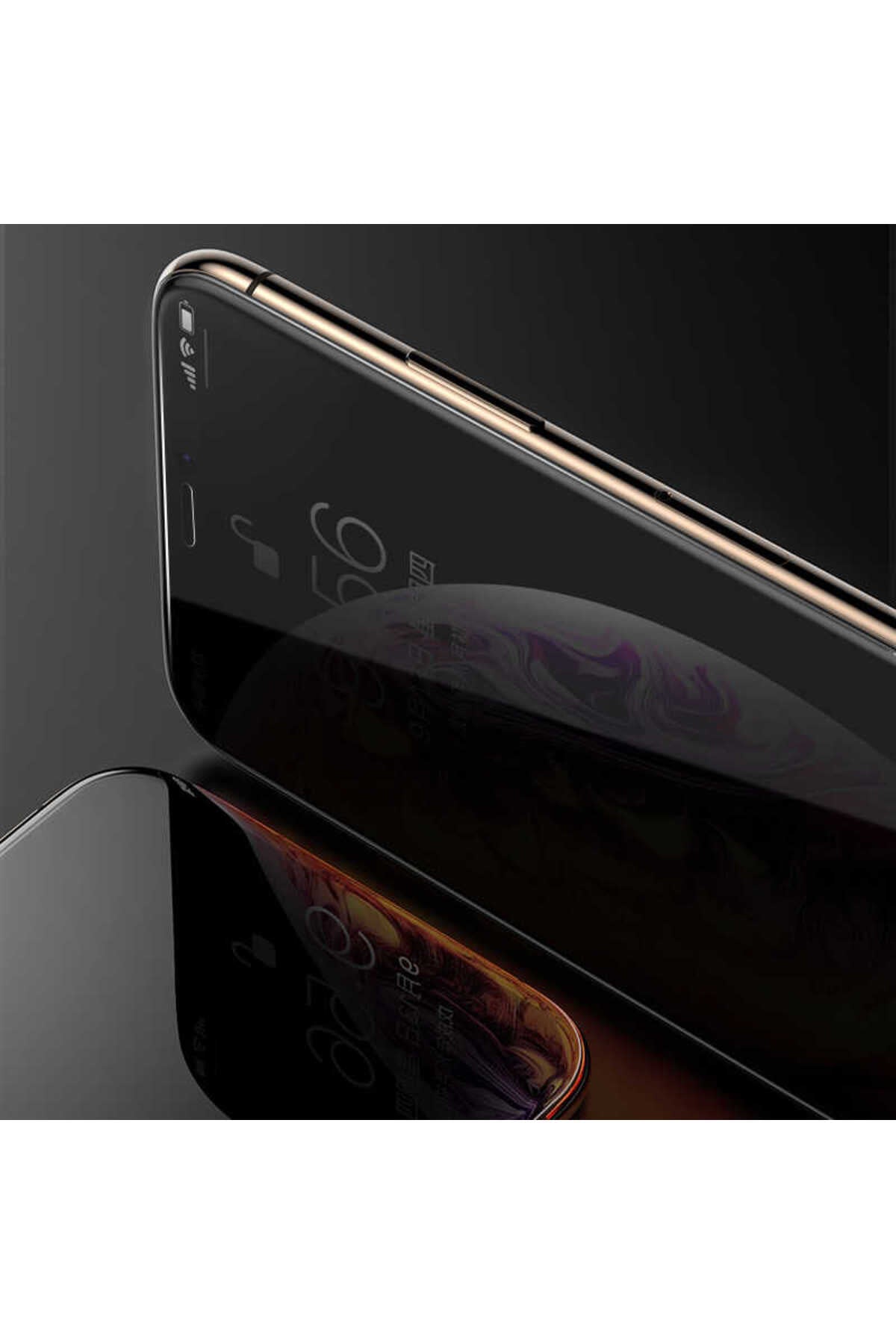 Apple Uyumlu  iPhone 12 Pro Kor Privacy Cam Ekran Koruyucu