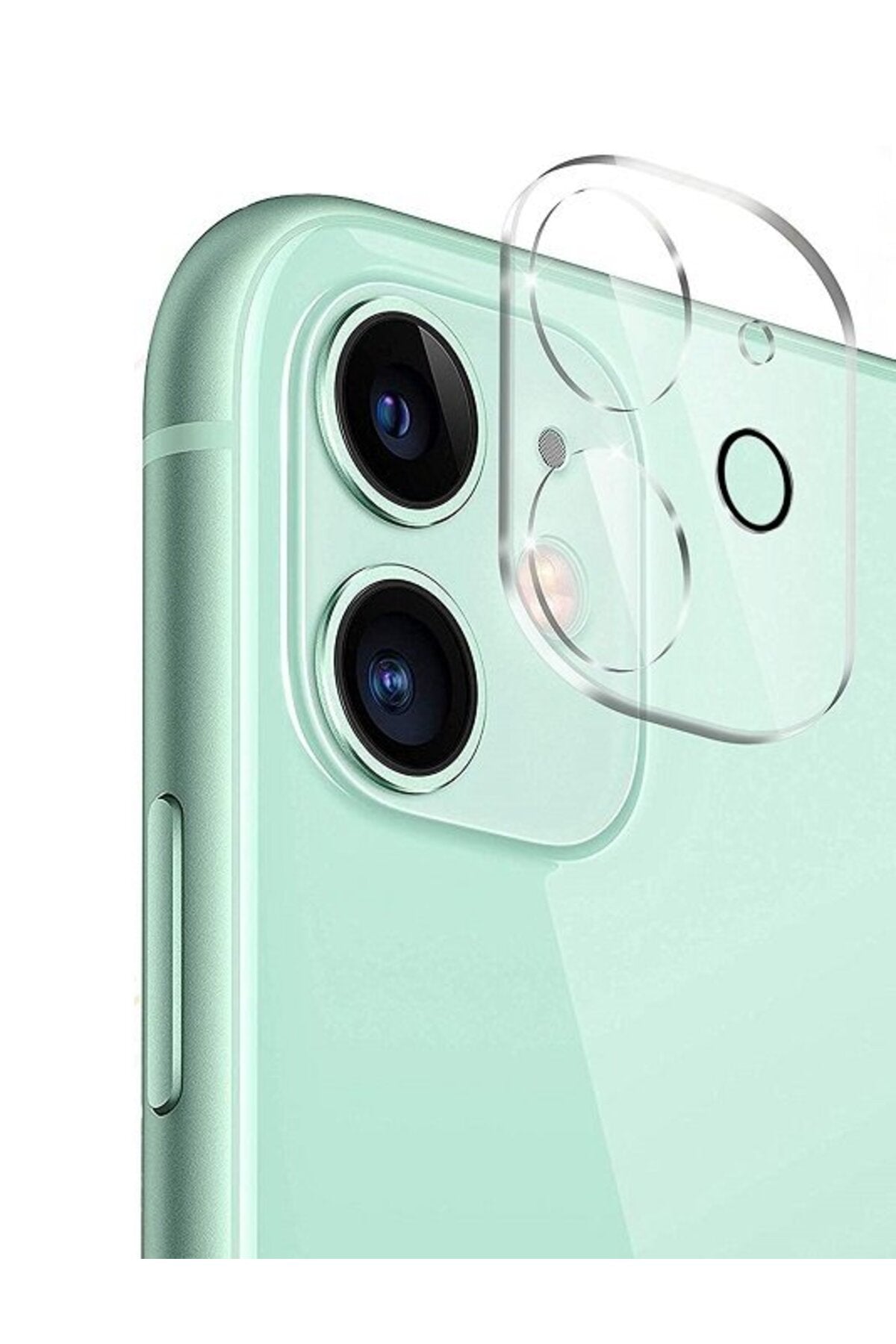 Apple Uyumlu iPhone 11 Kamera Lens Koruma Camı Şeffaf
