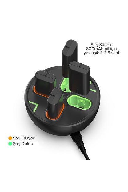 Dobe TYX-0668 Xbox One-X-S-Series X-S 800 mAh Joystick Pil Stand