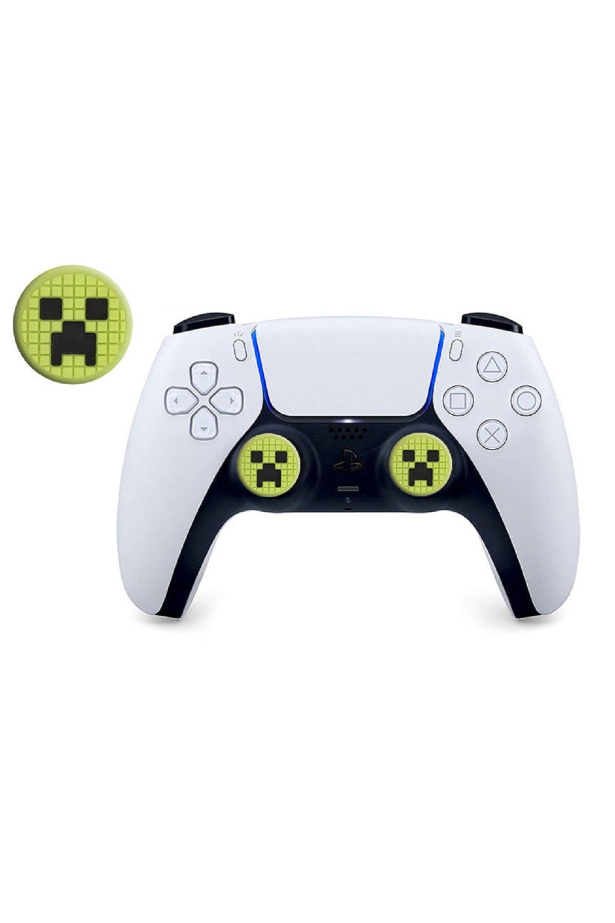 Minecraft  PS5/PS4/PS3/Xbox One/One X/One S/Series X/Series S 3D Analog silikon Koruyucu -2 Adet