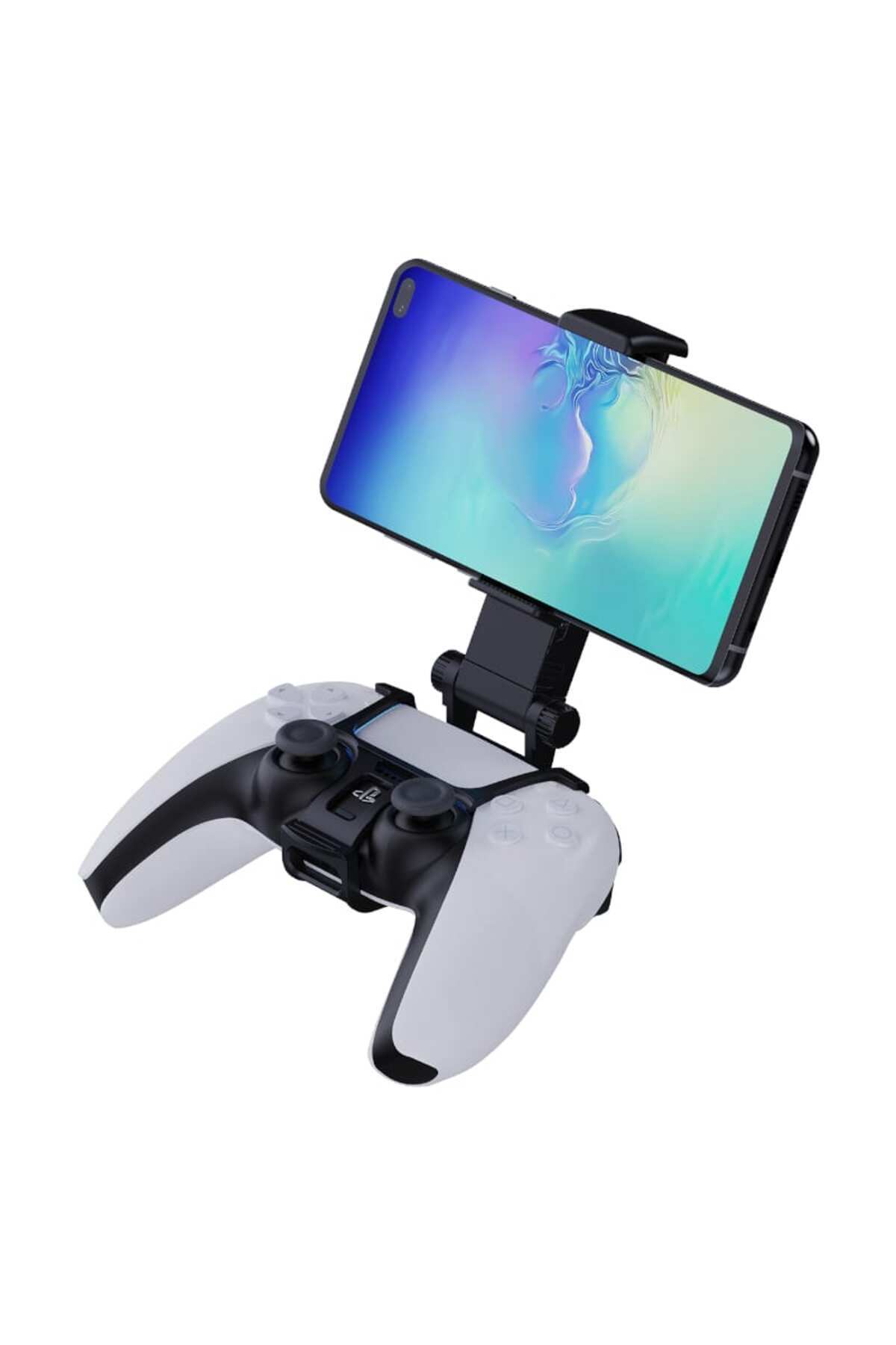 Ayarlanabilir Ps5 Oyun Kolu Telefon Tutucu Siyah