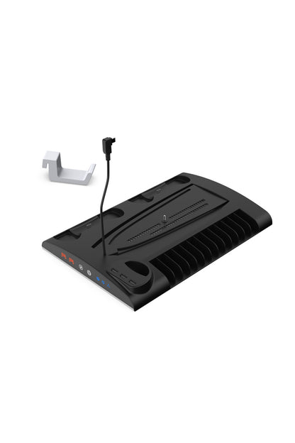 Tp5-3557 Ps5 Slim Ve Tüm Modeller İçin Multi Fonksiyon Soğutma Ve Şarj Ünitesi Uyumlu Siyah