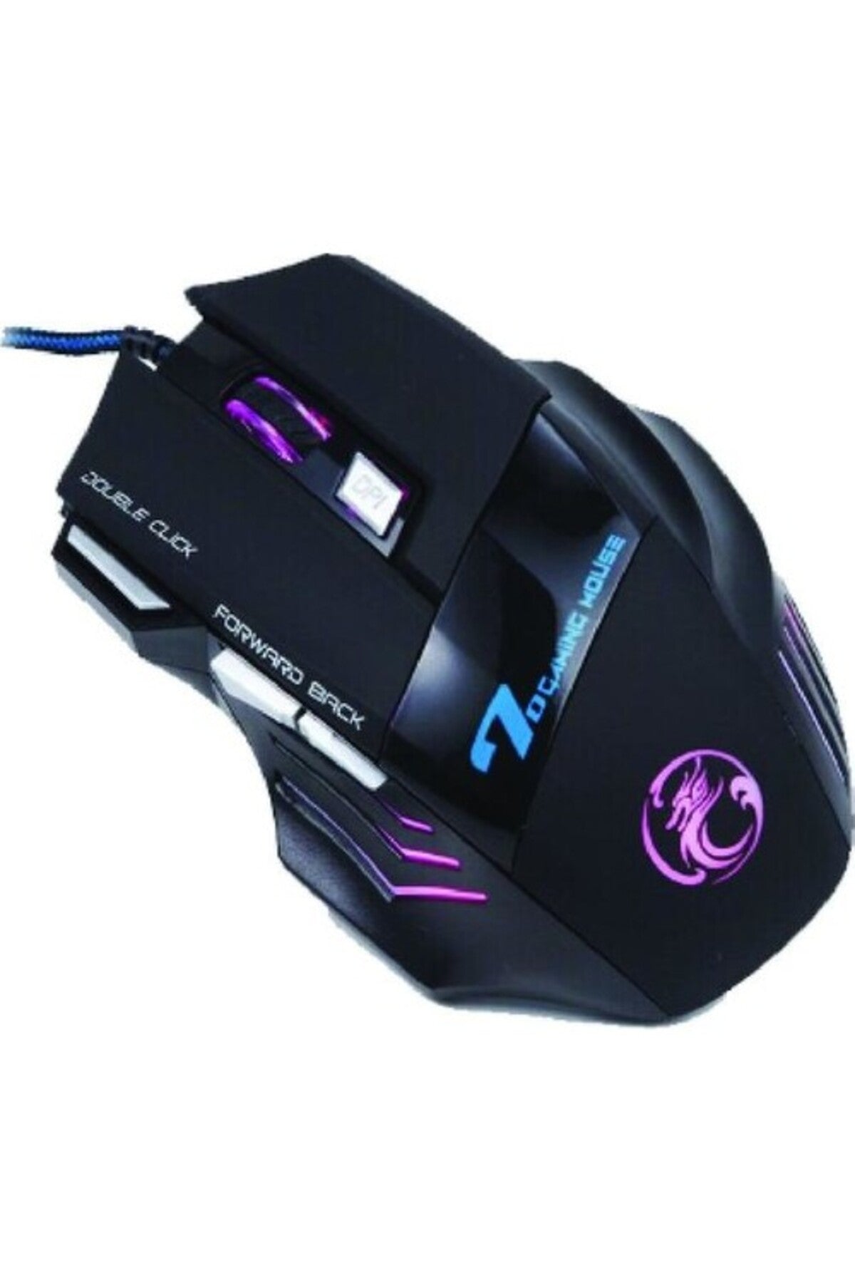 X7 3200dpi Rgb Işıklı Pc Gaming Gamer Oyuncu Mouse Fare