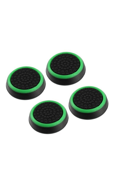 Desenli Sony Ps5/ps4/ps3 Analog Koruyucu Silikon Pad-renkli Yeşil