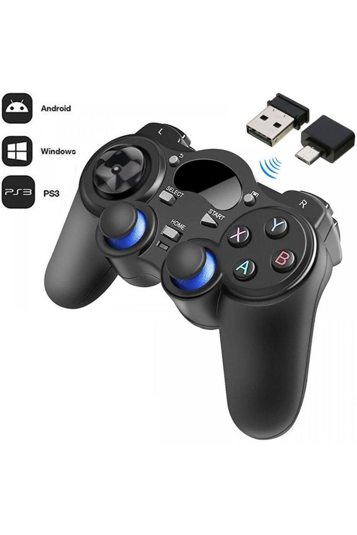 Kablosuz 2.4g Gamepad Oyun Kolu Ps3,pc,android Akıllı Tv,tablet,kablosuz Oyun Kolu