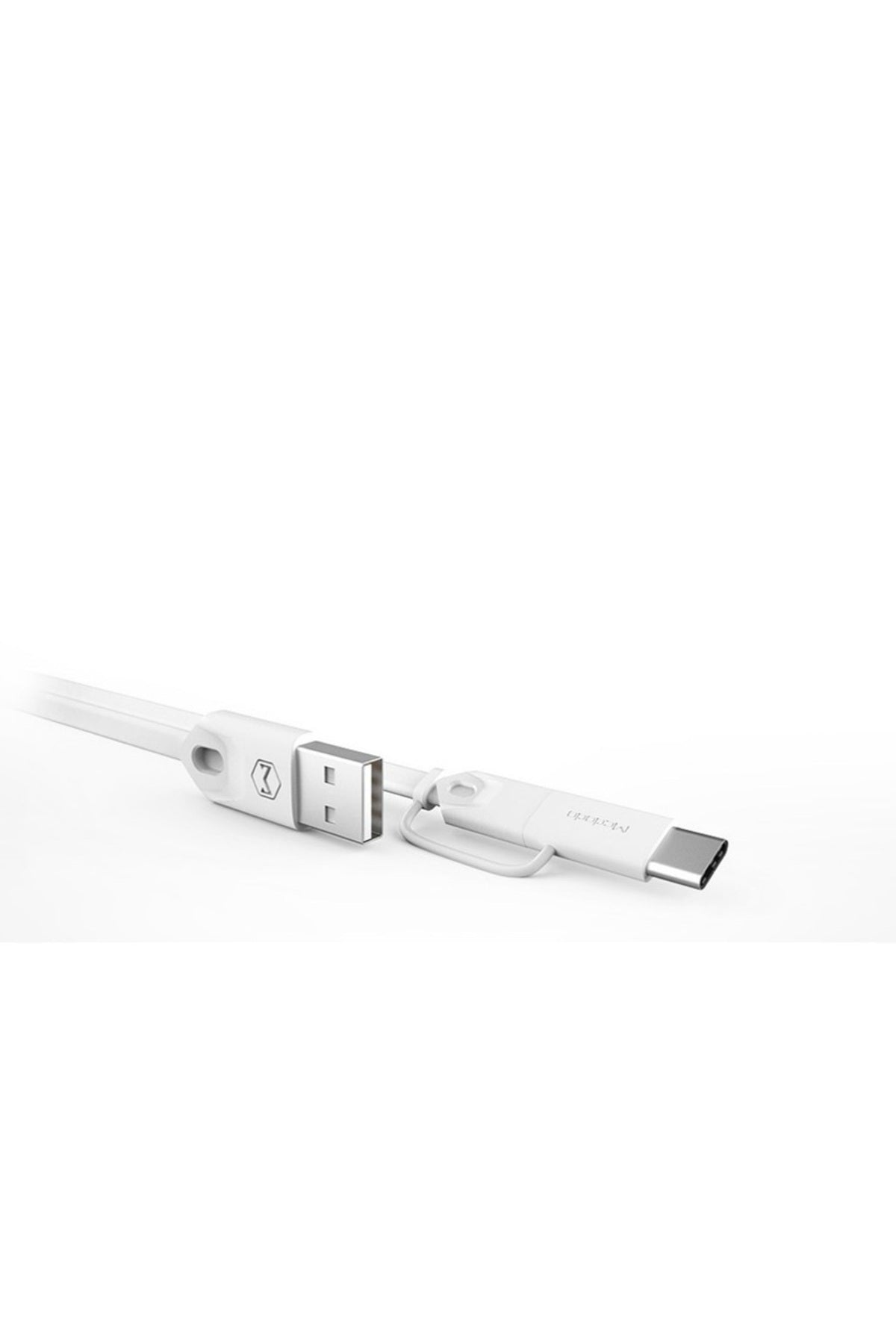 M-data 2in1 Type-c Micro Usb Şarj Data Kablosu Kırmızı
