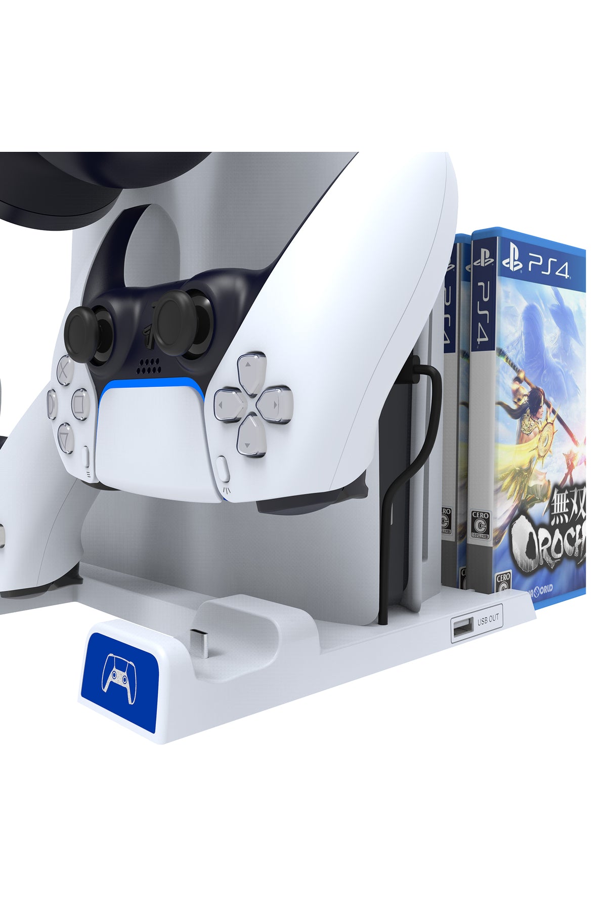 İpega Ps5 Slim Dijital/ps5 Uyumlu Multifonksiyonel Cd Raflı Şarj Istasyonlu Fanlı Soğutucu Stand