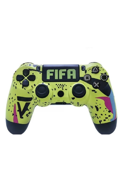 Ps4-pc-android Box-android-Apple Uyumlu iOS Telefon Tablet Desenli Titreşimli Bluetooth Oyun Kolu Model-9