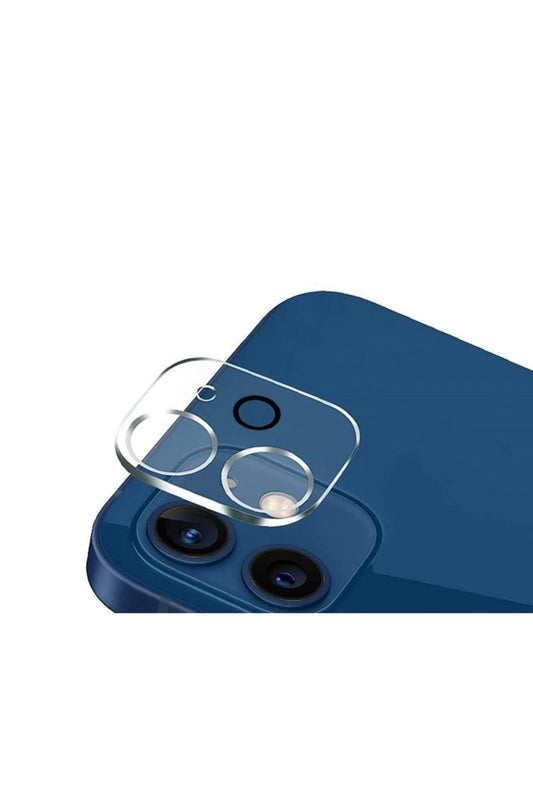 Apple Uyumlu iPhone 12 Kamera Lens Koruma Camı Şeffaf