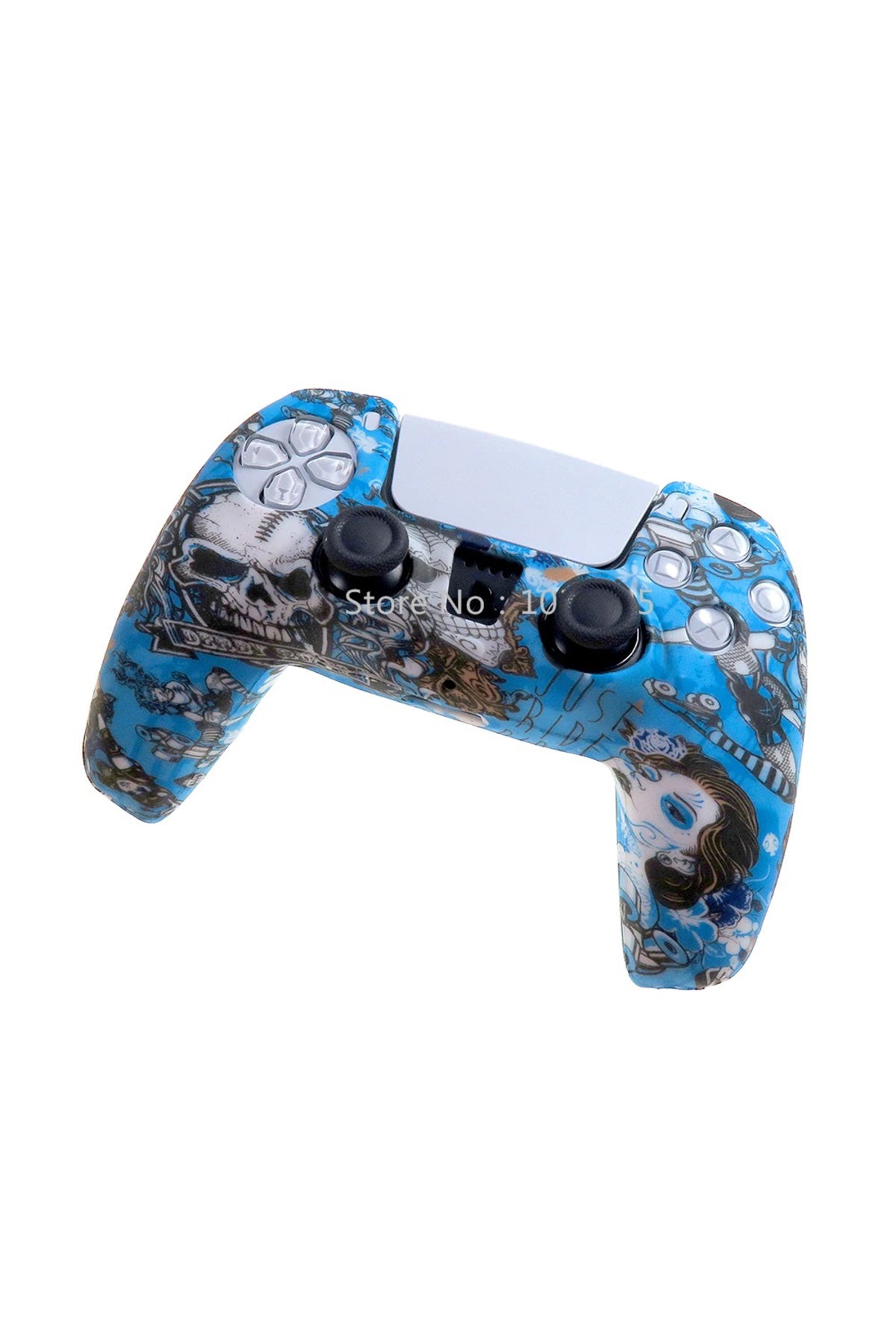 Ps5 Controller Kuru Kafa Serisi Desenli Koruyucu Silikon Kılıf Model-11